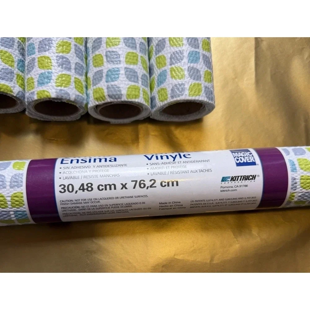 6 Rolls Magic Cover Vinyl Top Liner- Cushions and Protects 12 x 30